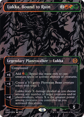 Magic: The Gathering - Lukka, Bound to Ruin Foil - Phyrexia: All Will Be One