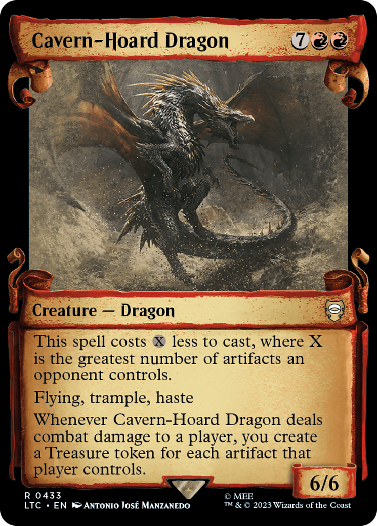 Magic: The Gathering - Cavern-Hoard Dragon - Tales of Middle-earth Commander