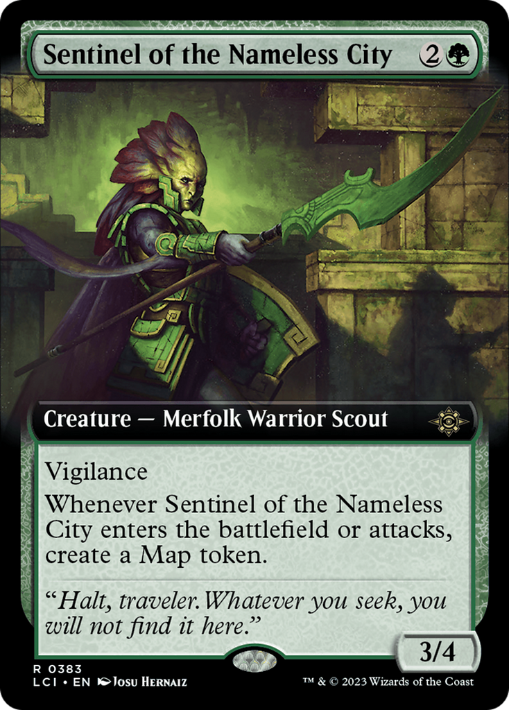 Magic: The Gathering - Sentinel of the Nameless City Foil - The Lost Caverns of Ixalan