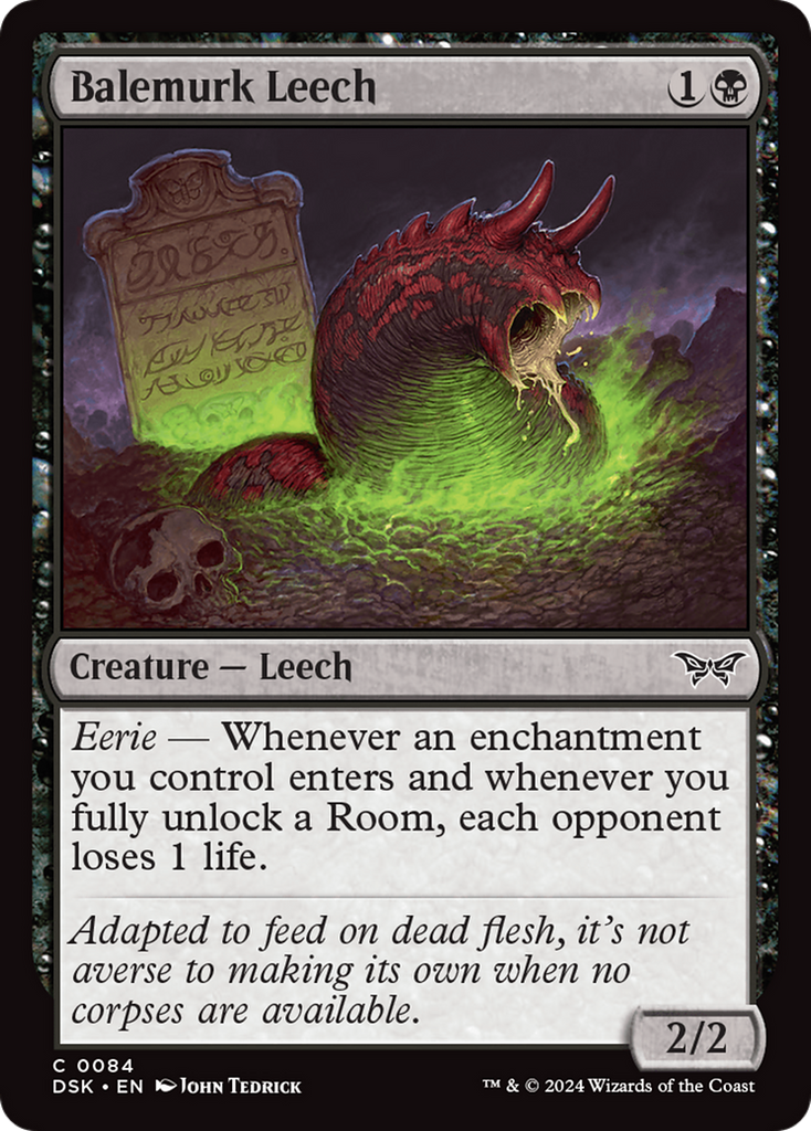 Magic: The Gathering - Balemurk Leech - Duskmourn: House of Horror