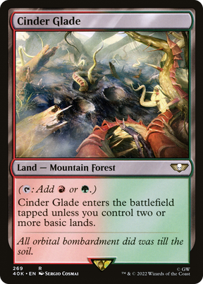 Magic: The Gathering - Cinder Glade - Warhammer 40000 Commander