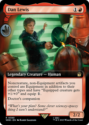 Magic: The Gathering - Dan Lewis Foil - Doctor Who
