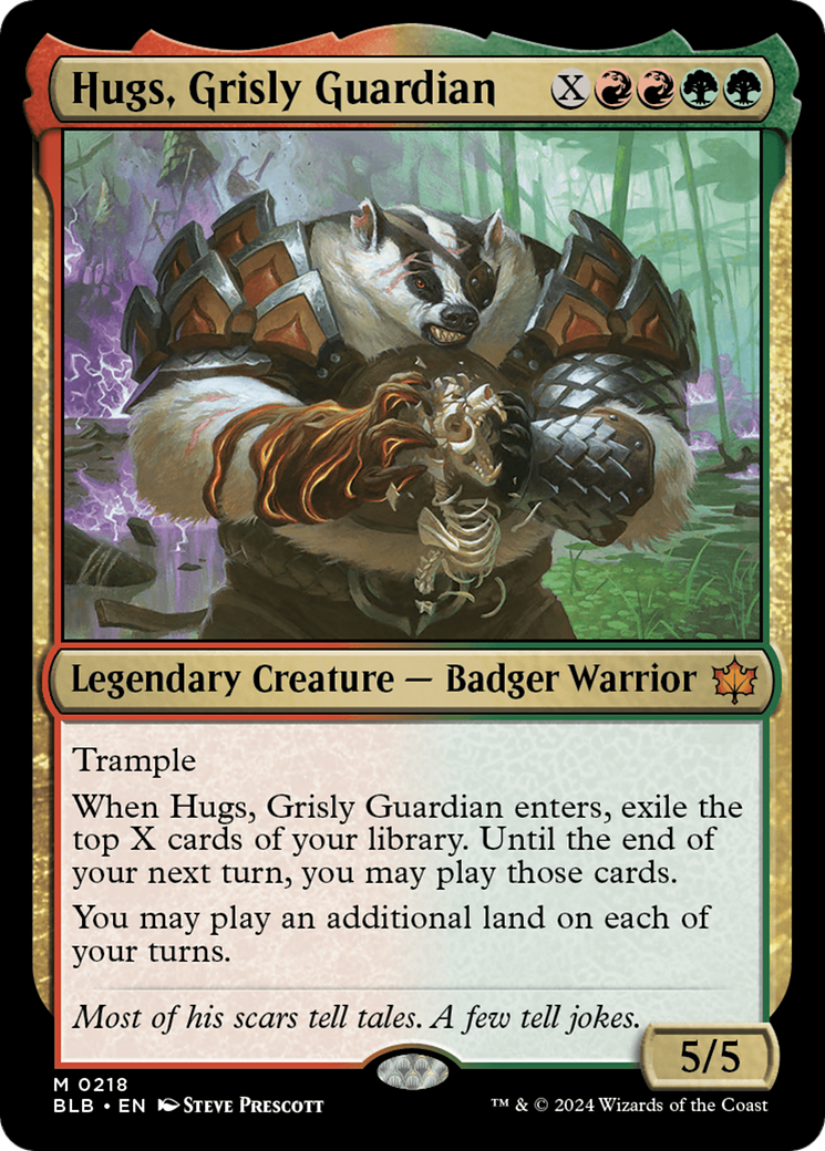 Magic: The Gathering - Hugs, Grisly Guardian Foil - Bloomburrow