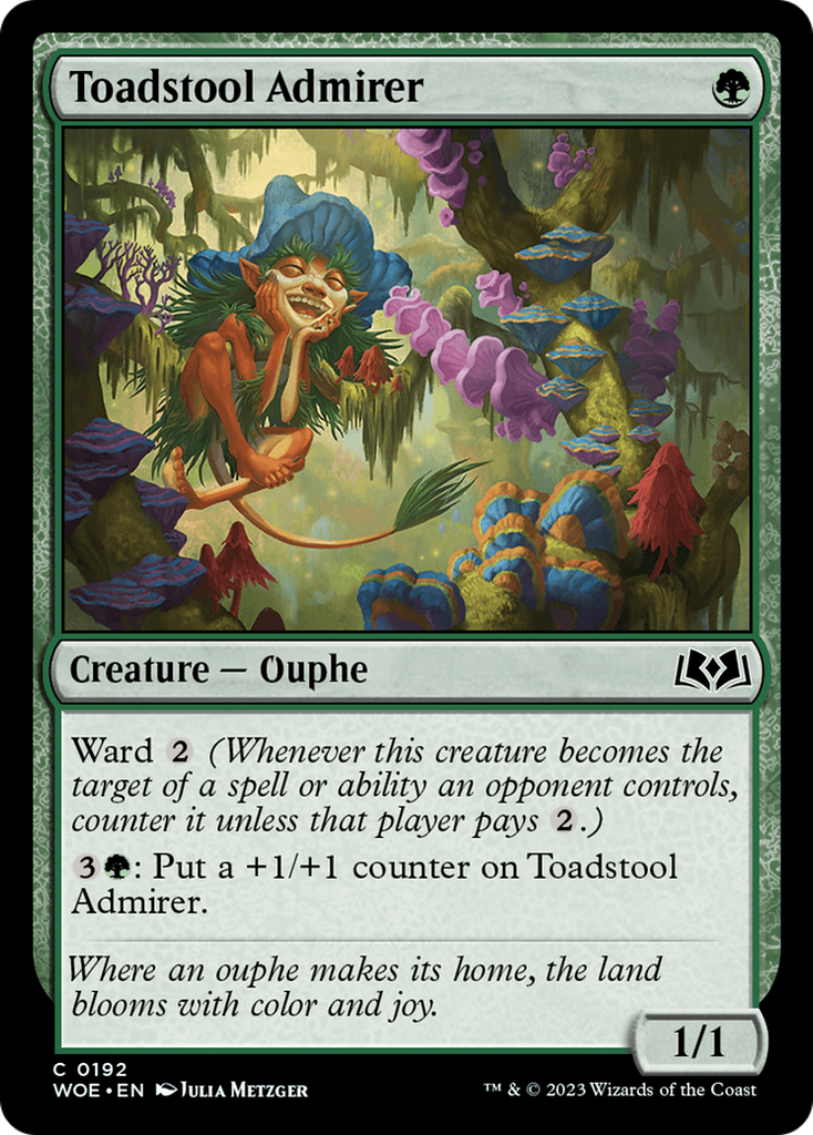 Magic: The Gathering - Toadstool Admirer - Wilds of Eldraine