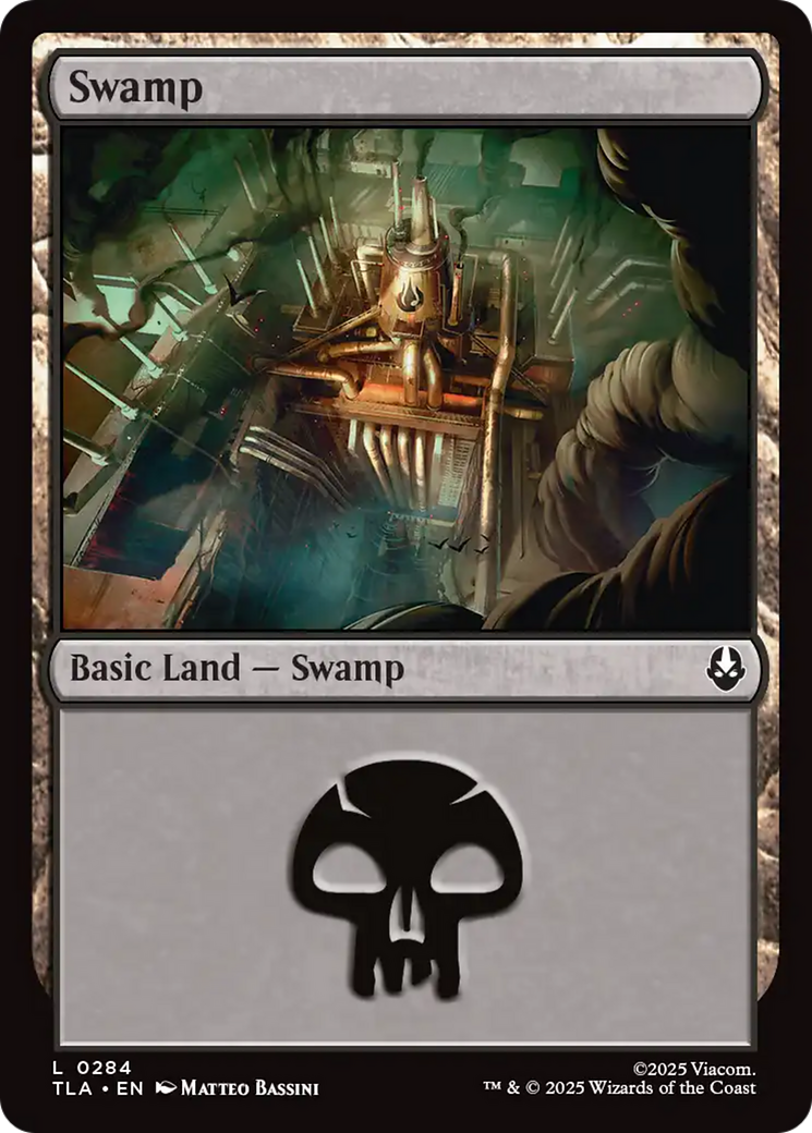 Magic: The Gathering - Swamp #284 Foil - Avatar: The Last Airbender