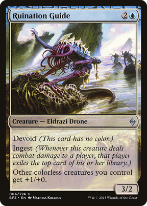 Magic: The Gathering - Ruination Guide Foil - Battle for Zendikar