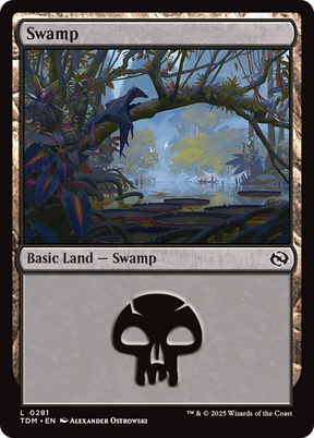 Magic: The Gathering - Swamp #281 Foil - Tarkir: Dragonstorm