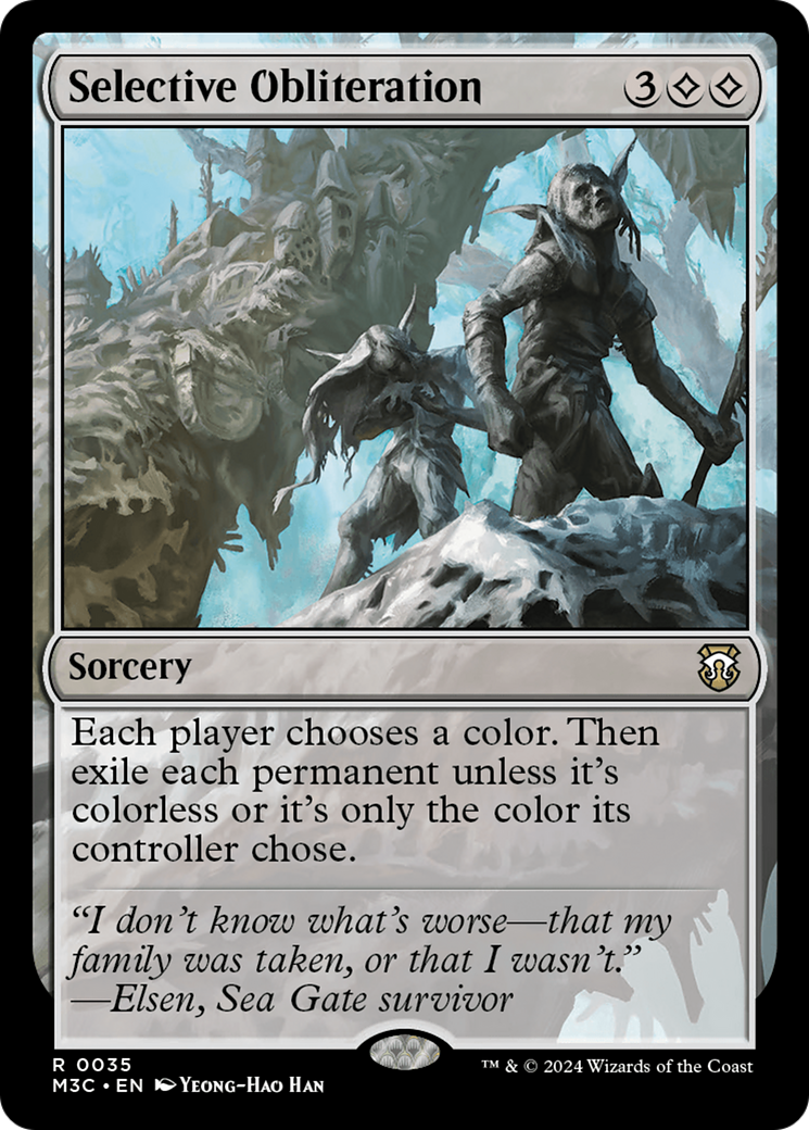 Magic: The Gathering - Selective Obliteration - Modern Horizons 3 Commander