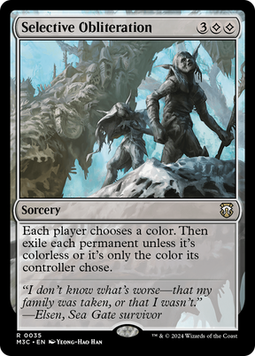 Magic: The Gathering - Selective Obliteration - Modern Horizons 3 Commander