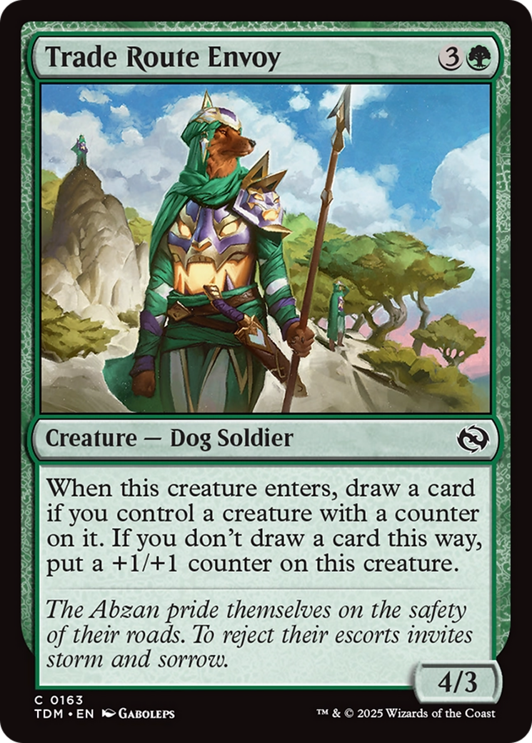 Magic: The Gathering - Trade Route Envoy Foil - Tarkir: Dragonstorm