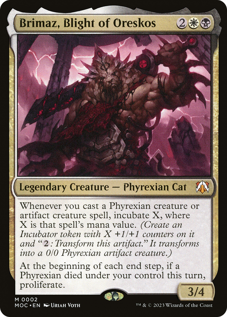 Magic: The Gathering - Brimaz, Blight of Oreskos Foil - March of the Machine Commander