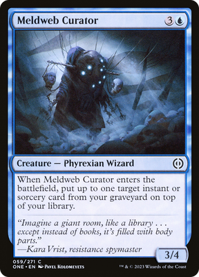Magic: The Gathering - Meldweb Curator Foil - Phyrexia: All Will Be One