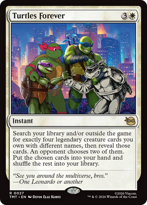 Magic: The Gathering - Turtles Forever Foil - Teenage Mutant Ninja Turtles