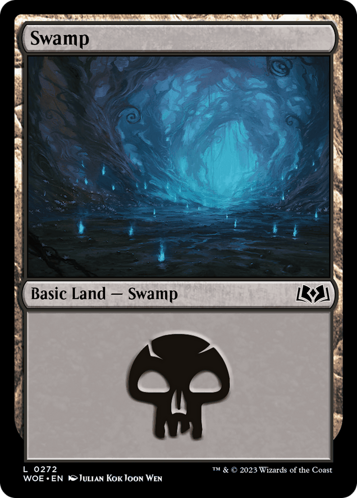 Magic: The Gathering - Swamp #272 Foil - Wilds of Eldraine