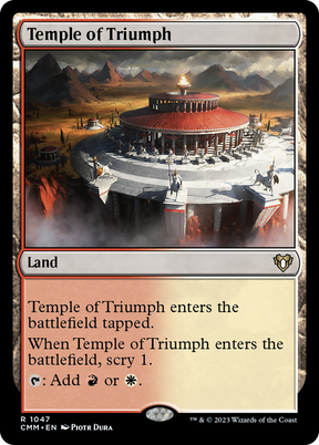 Magic: The Gathering - Temple of Triumph - Commander Masters