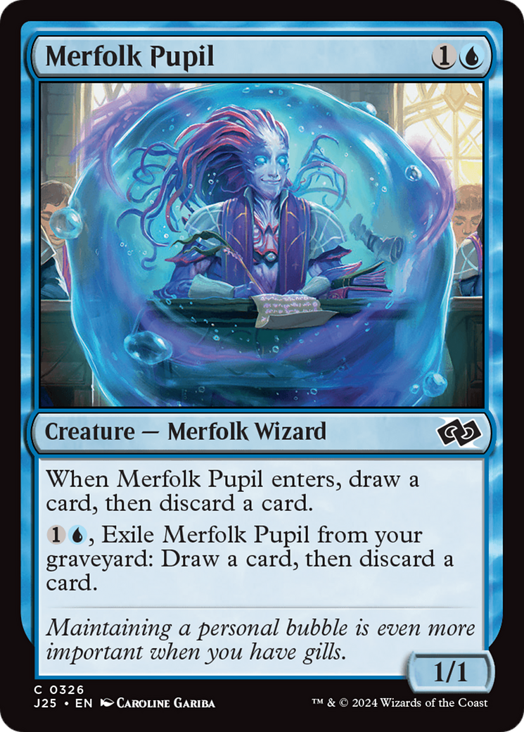 Magic: The Gathering - Merfolk Pupil - Foundations Jumpstart