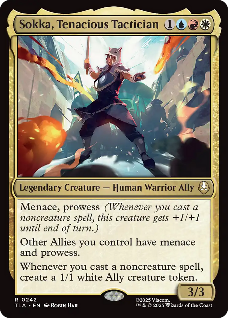 Magic: The Gathering - Sokka, Tenacious Tactician - Avatar: The Last Airbender