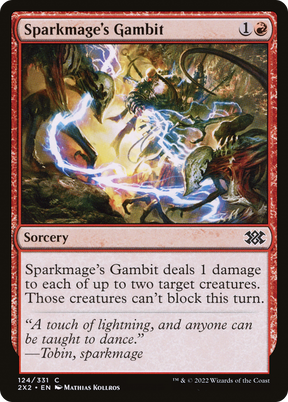 Magic: The Gathering - Sparkmage's Gambit - Double Masters 2022
