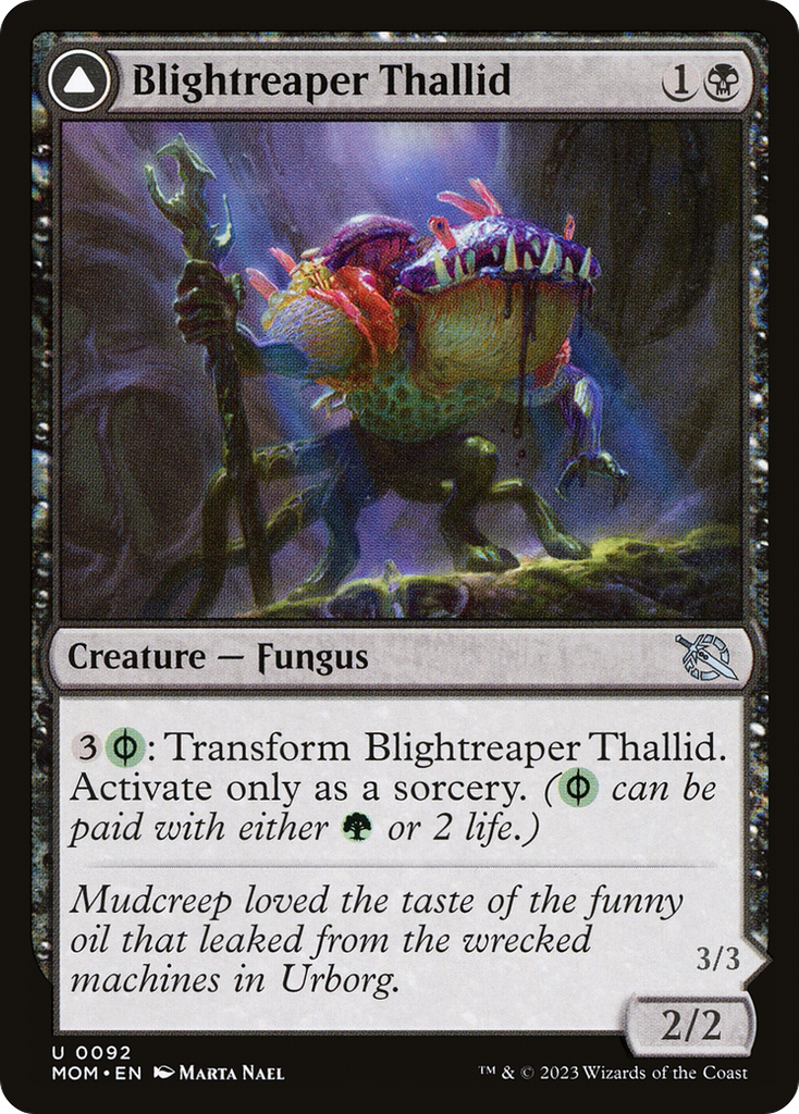 Magic: The Gathering - Blightreaper Thallid // Blightsower Thallid Foil - March of the Machine