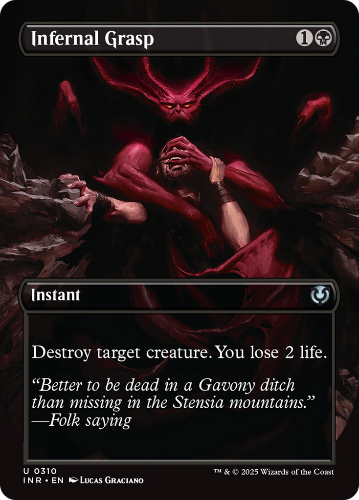 Magic: The Gathering - Infernal Grasp - Innistrad Remastered