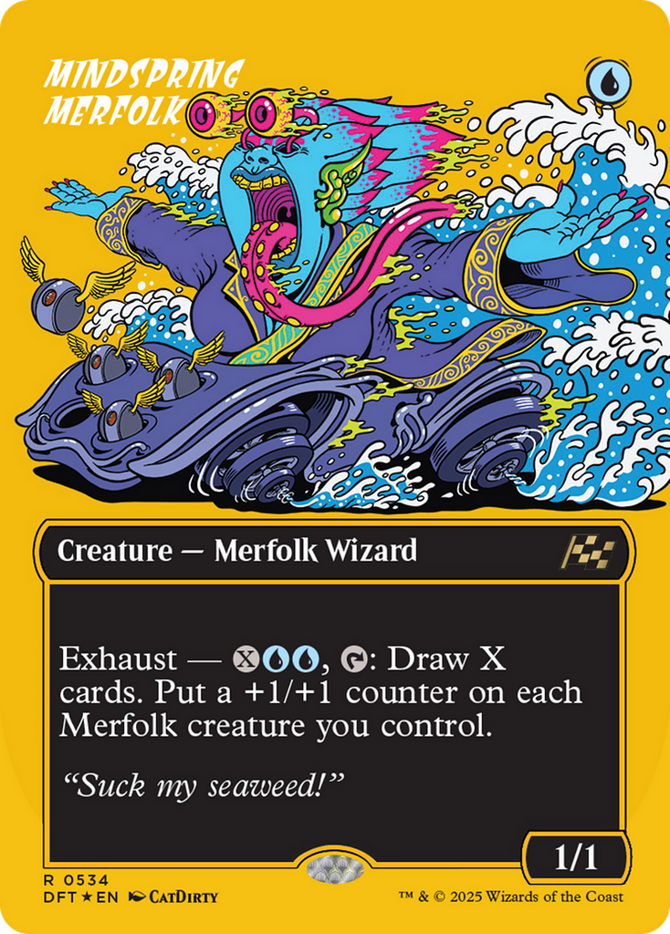 Magic: The Gathering - Mindspring Merfolk Foil - Aetherdrift