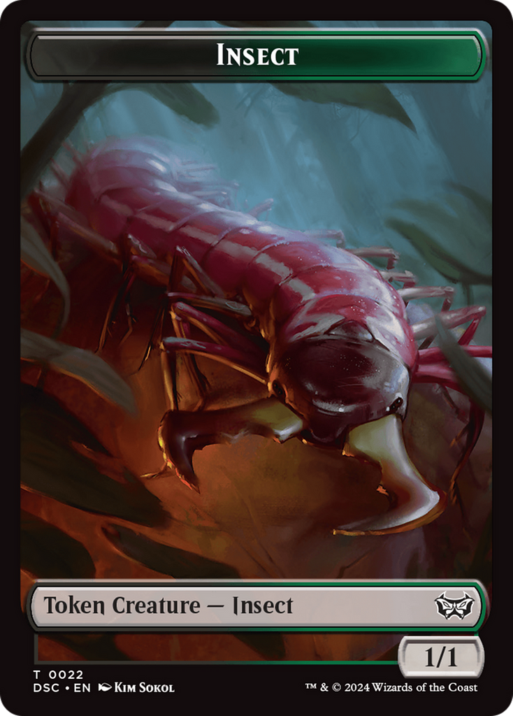 Magic: The Gathering - Insect Token - Duskmourn Commander Tokens