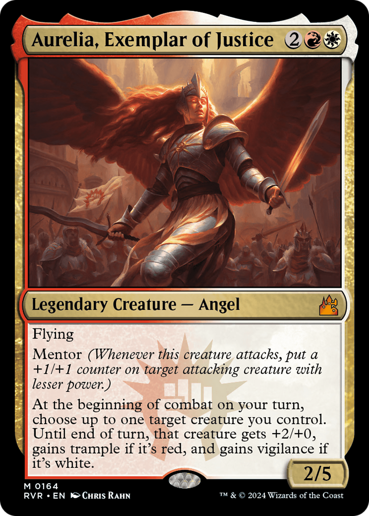 Magic: The Gathering - Aurelia, Exemplar of Justice - Ravnica Remastered