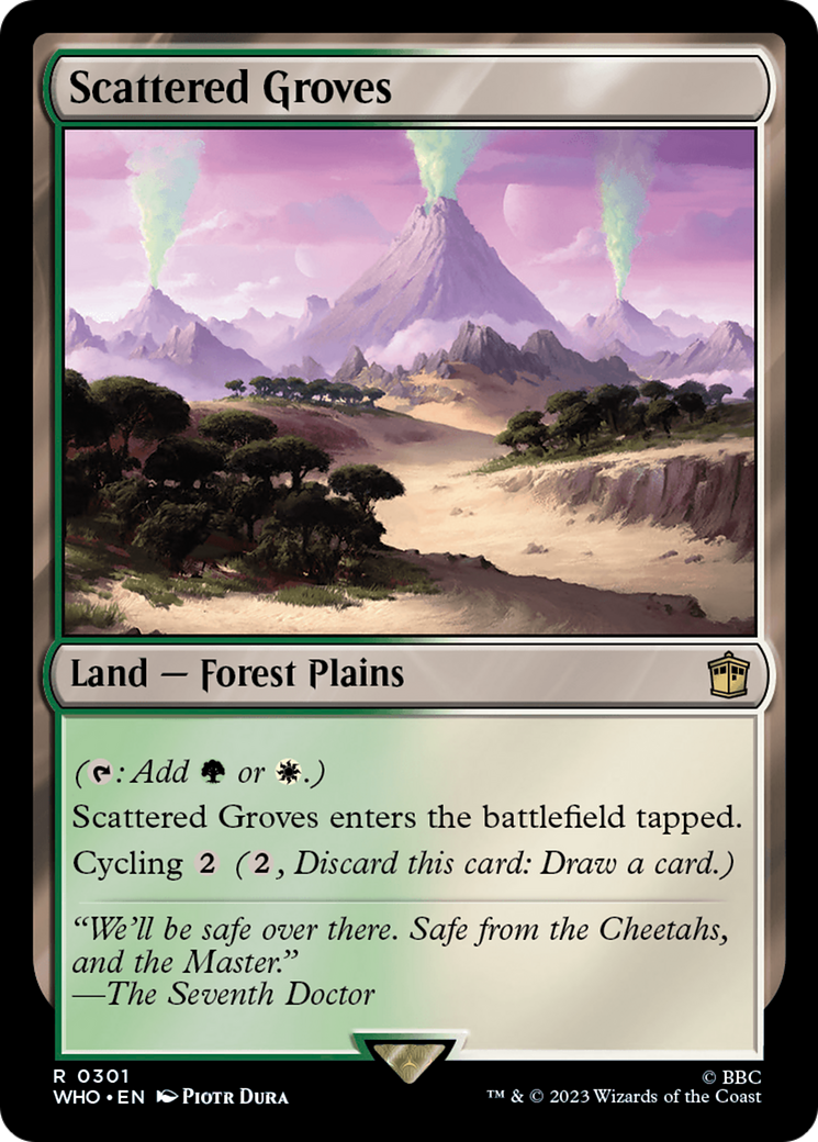 Magic: The Gathering - Scattered Groves - Doctor Who