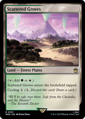 Magic: The Gathering - Scattered Groves - Doctor Who
