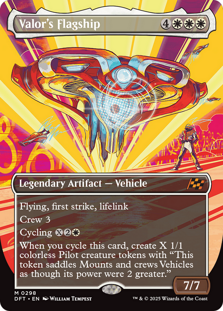 Magic: The Gathering - Valor's Flagship Foil - Aetherdrift