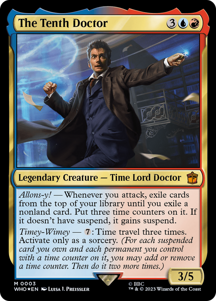 Magic: The Gathering - The Tenth Doctor Foil - Doctor Who