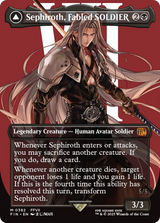 Magic: The Gathering - Sephiroth, Fabled SOLDIER // Sephiroth, One-Winged Angel Foil - Final Fantasy