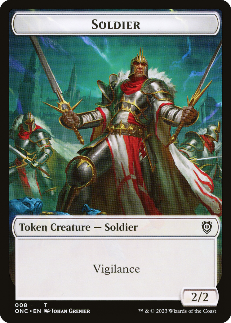 Magic: The Gathering - Soldier Token - Phyrexia: All Will Be One Commander Tokens