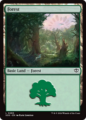 Magic: The Gathering - Forest - Secrets of Strixhaven