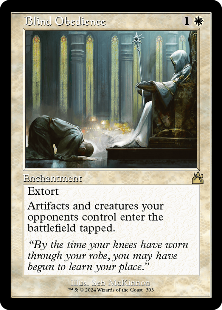 Magic: The Gathering - Blind Obedience Foil - Ravnica Remastered