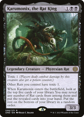 Magic: The Gathering - Karumonix, the Rat King Foil - Phyrexia: All Will Be One