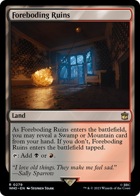 Magic: The Gathering - Foreboding Ruins Foil - Doctor Who