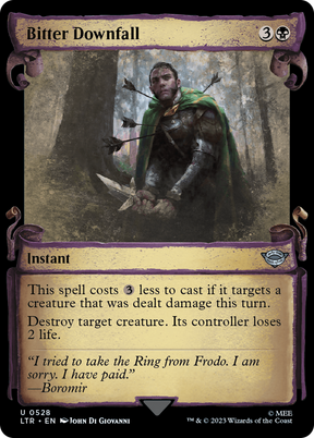 Magic: The Gathering - Bitter Downfall - The Lord of the Rings: Tales of Middle-earth