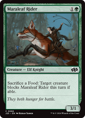 Magic: The Gathering - Maraleaf Rider - Foundations Jumpstart