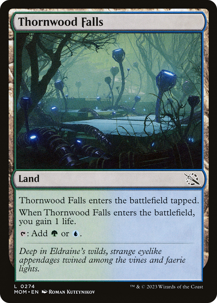 Magic: The Gathering - Thornwood Falls Foil - March of the Machine