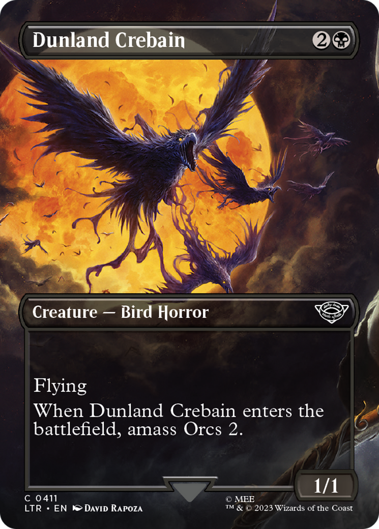 Magic: The Gathering - Dunland Crebain Foil - The Lord of the Rings: Tales of Middle-earth