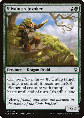Magic: The Gathering - Silvanus's Invoker - Commander Legends: Battle for Baldur's Gate