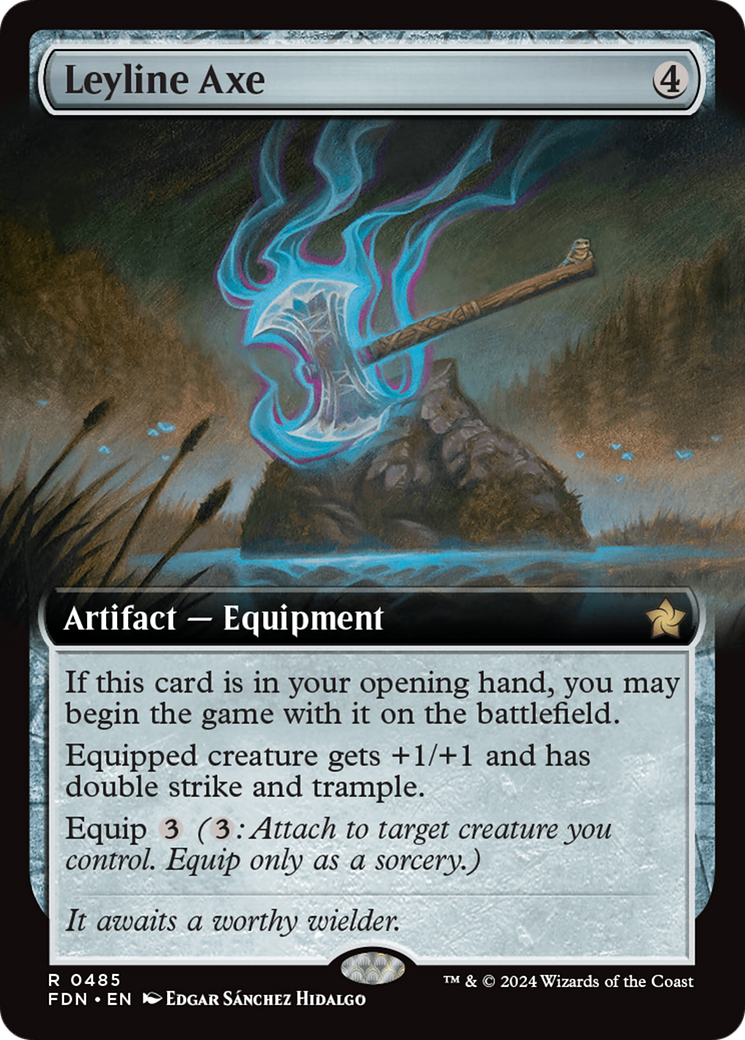 Magic: The Gathering - Leyline Axe Foil - Foundations