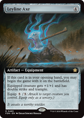 Magic: The Gathering - Leyline Axe Foil - Foundations
