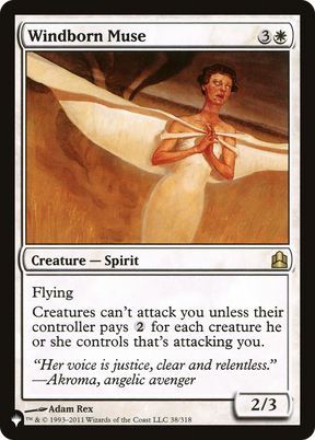 Magic: The Gathering - Windborn Muse - The List
