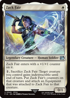 Magic: The Gathering - Zack Fair Foil - Final Fantasy