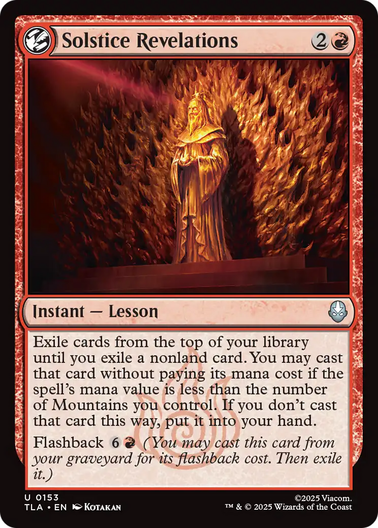 Magic: The Gathering - Solstice Revelations - Avatar: The Last Airbender
