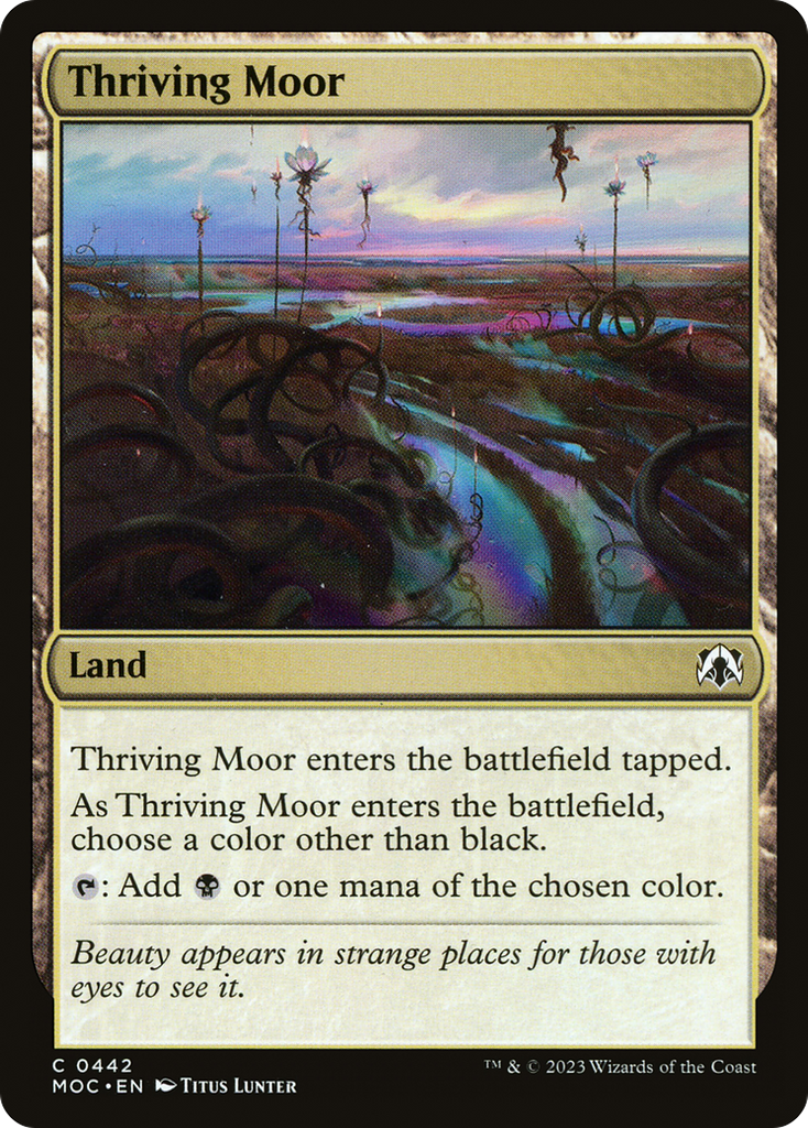 Magic: The Gathering - Thriving Moor - March of the Machine Commander