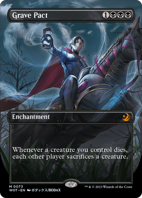 Magic: The Gathering - Grave Pact Foil - Wilds of Eldraine: Enchanting Tales