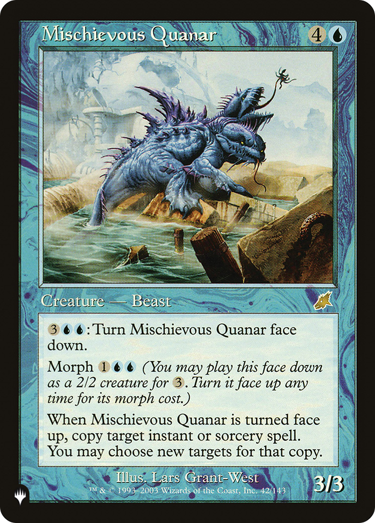 Magic: The Gathering - Mischievous Quanar - The List
